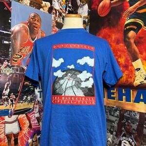 Vintage‎ 80s Duncanville The Basketball Capital of Texas T Shirt Sz Large
